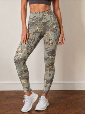 Carbon 38 Camouflage Leggings XS